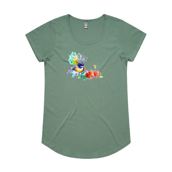 Piwakawaka Womens - Womens Mali Tee Thumbnail