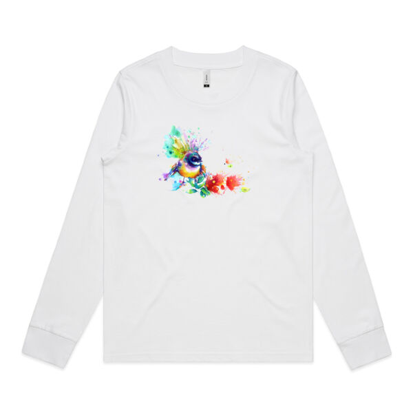 Piwakawaka Womens - Womens Dice Longsleeve Tee Thumbnail