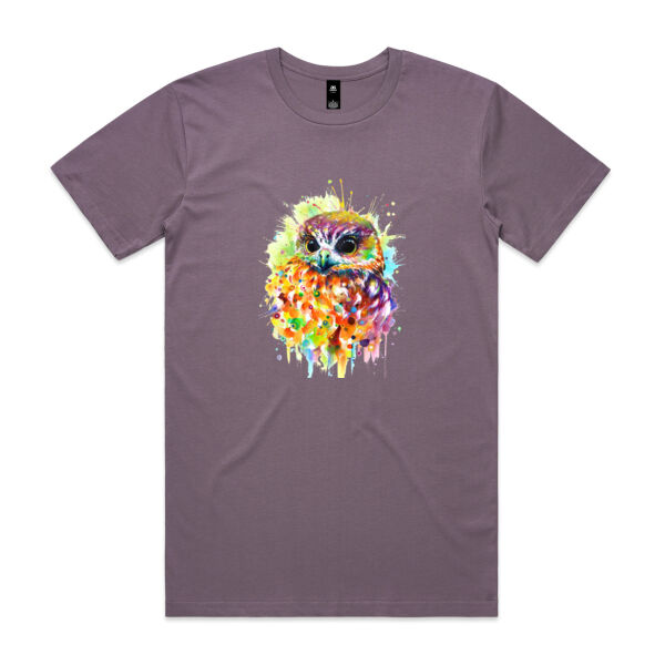 Ruru Owl - Mens Basic Tee - Mens Basic Tee - Mens Staple T shirt Thumbnail