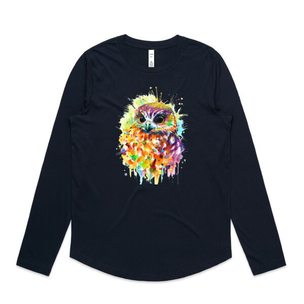 Ruru Design Womens - Womens Curve Longsleeve Tee Thumbnail